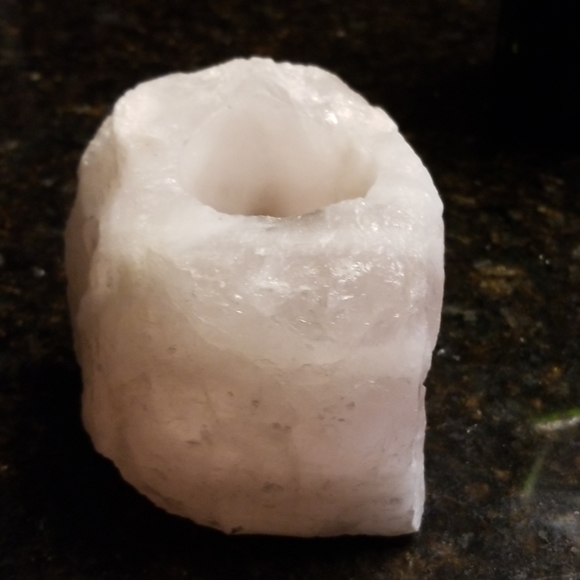 Rose Quarts Votive Holder - Picture 2 of 4